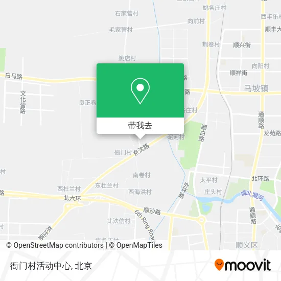 衙门村活动中心地图
