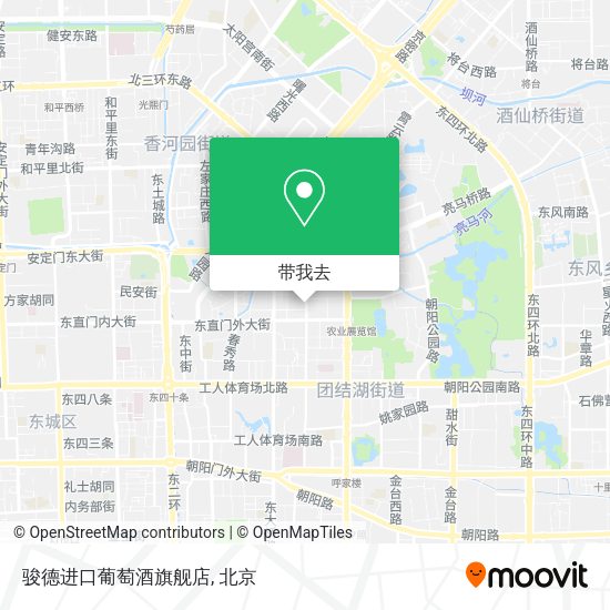 骏德进口葡萄酒旗舰店地图