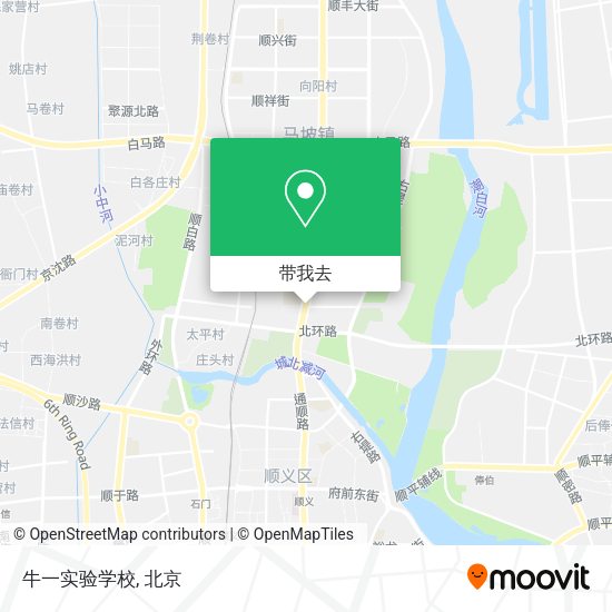 牛一实验学校地图