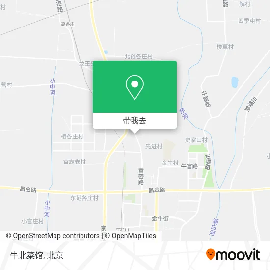 牛北菜馆地图