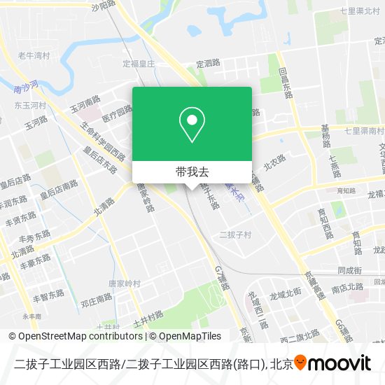 二拔子工业园区西路/二拨子工业园区西路(路口)地图