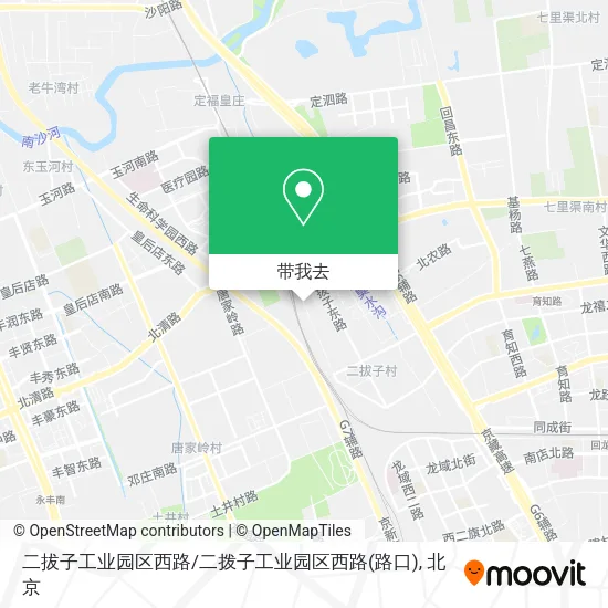 二拔子工业园区西路/二拨子工业园区西路(路口)地图