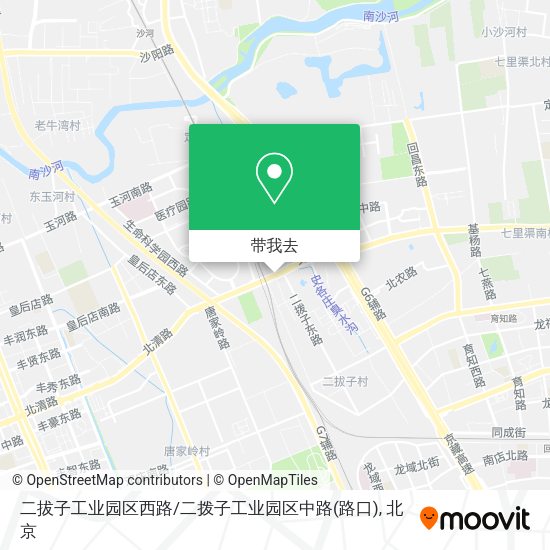 二拔子工业园区西路/二拨子工业园区中路(路口)地图