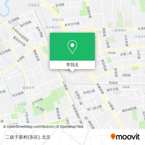 二拔子新村(东区)地图
