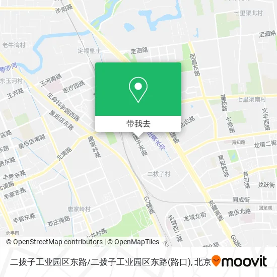 二拔子工业园区东路/二拨子工业园区东路(路口)地图