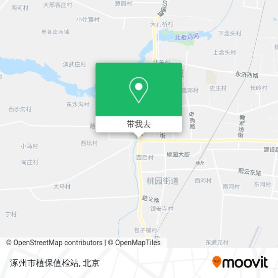 涿州市植保值检站地图
