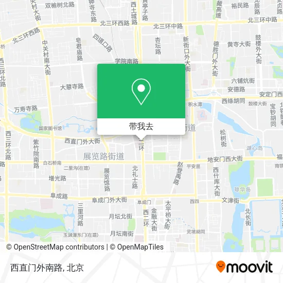 西直门外南路地图