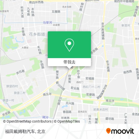 福田戴姆勒汽车地图