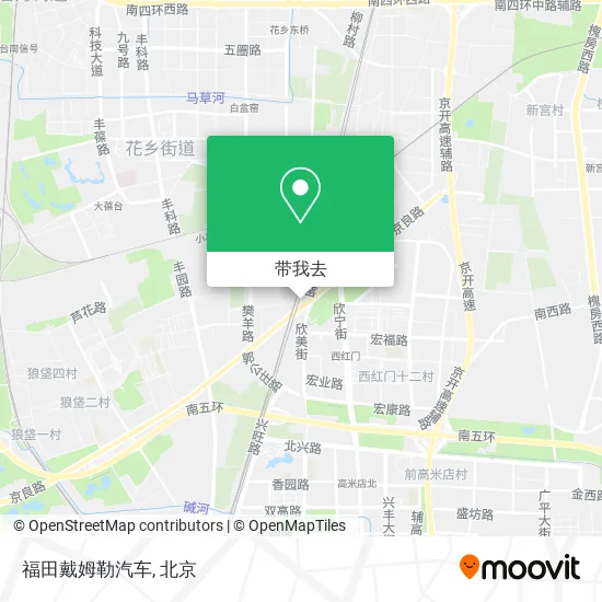 福田戴姆勒汽车地图