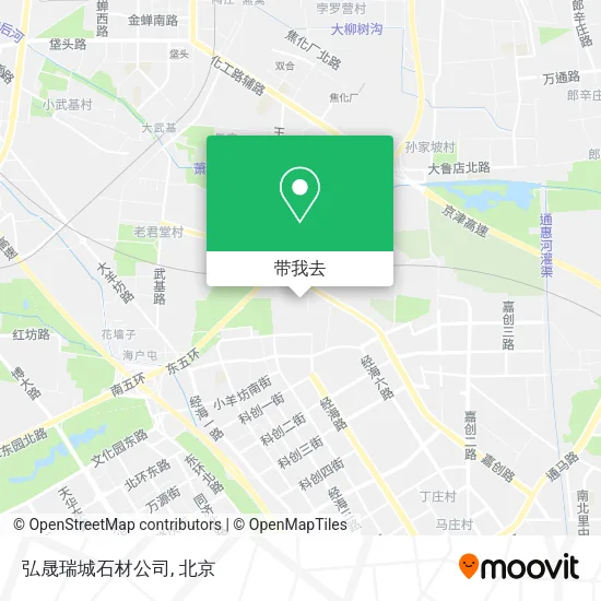 弘晟瑞城石材公司地图