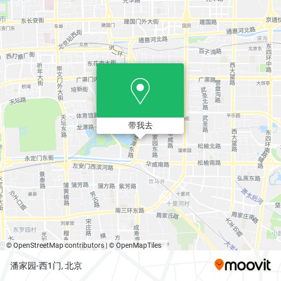 潘家园-西1门地图