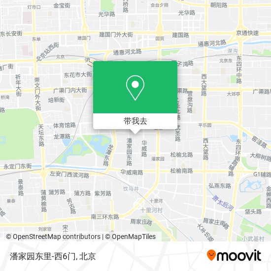 潘家园东里-西6门地图