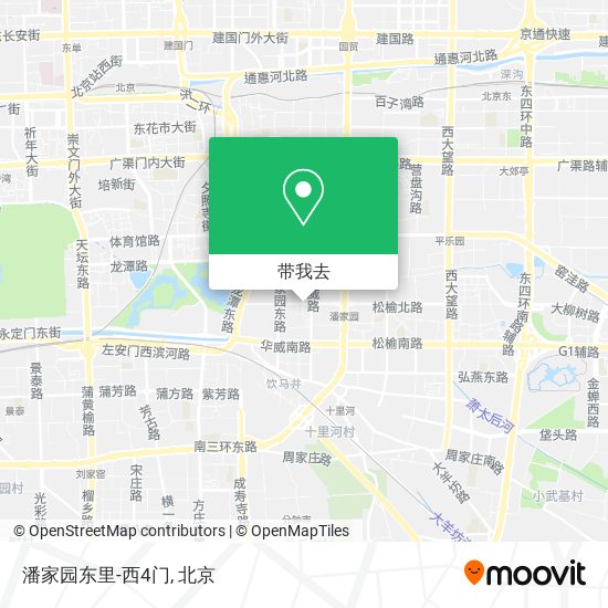 潘家园东里-西4门地图