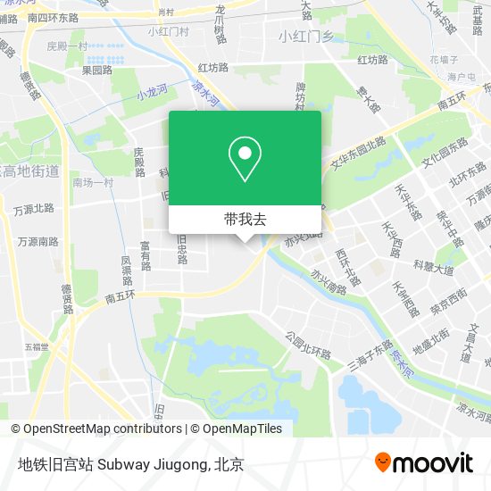 地铁旧宫站 Subway Jiugong地图