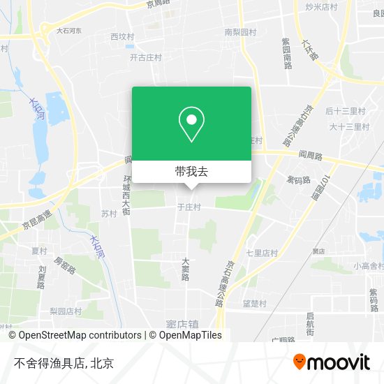 不舍得渔具店地图