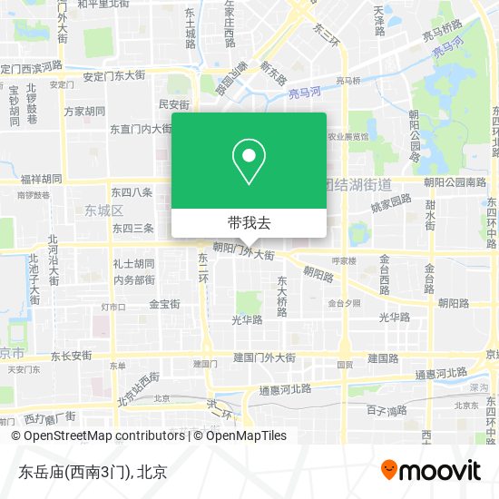 东岳庙(西南3门)地图