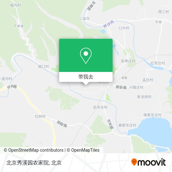 北京秀溪园农家院地图
