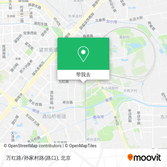 万红路/孙家村路(路口)地图