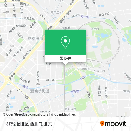 将府公园北区-西北门地图