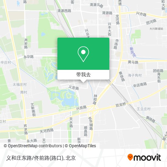 义和庄东路/佟前路(路口)地图