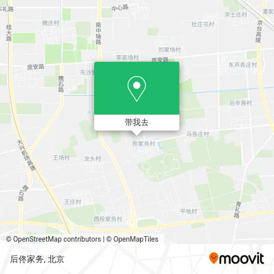 后佟家务地图
