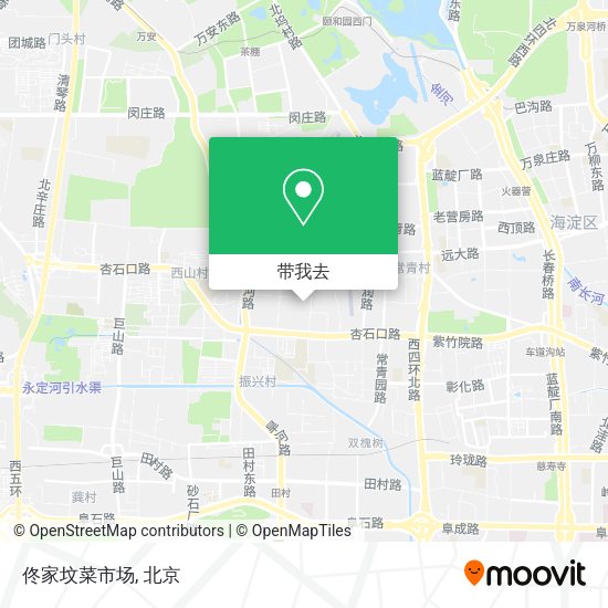 佟家坟菜市场地图