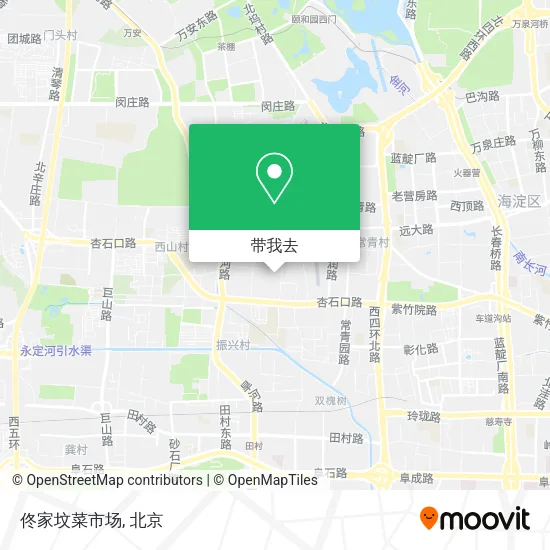 佟家坟菜市场地图
