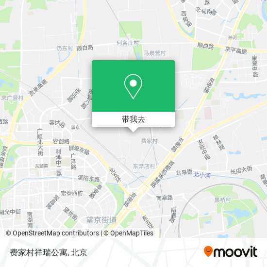 费家村祥瑞公寓地图