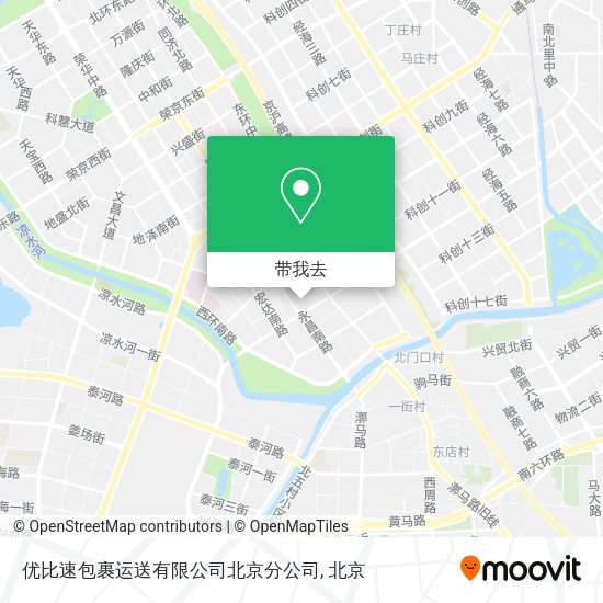 优比速包裹运送有限公司北京分公司地图