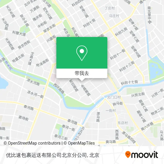 优比速包裹运送有限公司北京分公司地图
