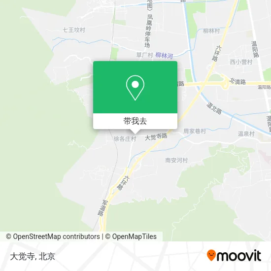 大觉寺地图