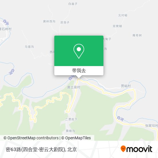 密63路(四合堂-密云大剧院)地图