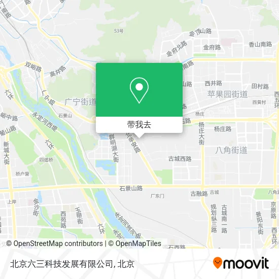 北京六三科技发展有限公司地图