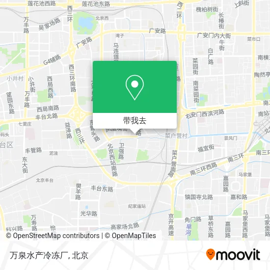 万泉水产冷冻厂地图