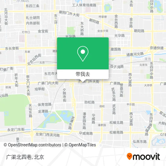 广渠北四巷地图