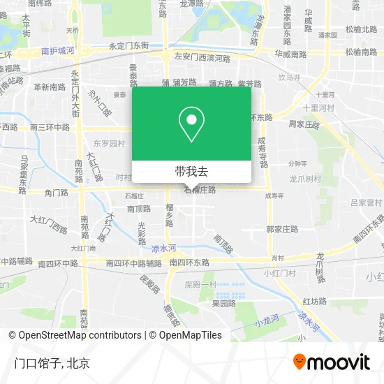 门口馆子地图