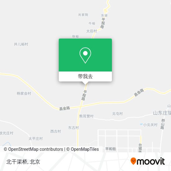 北干渠桥地图