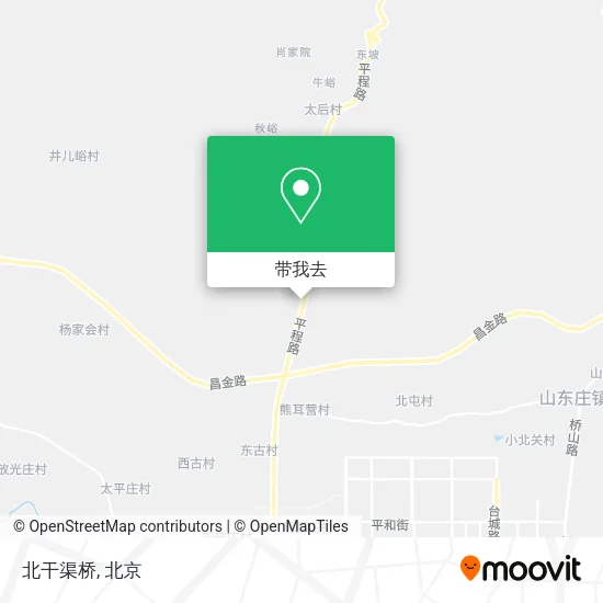 北干渠桥地图