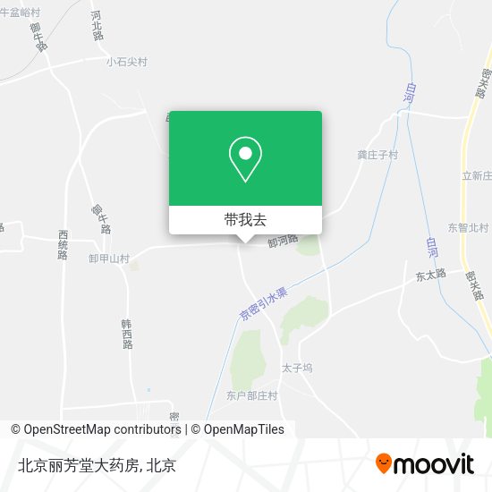 北京丽芳堂大药房地图