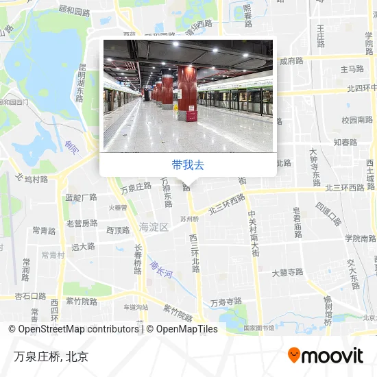 万泉庄桥地图