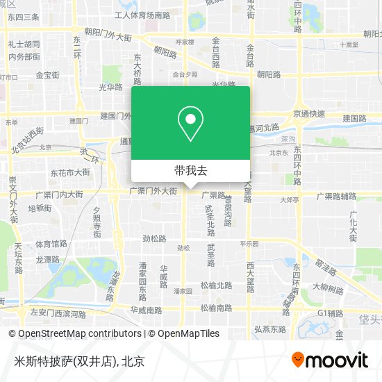 米斯特披萨(双井店)地图