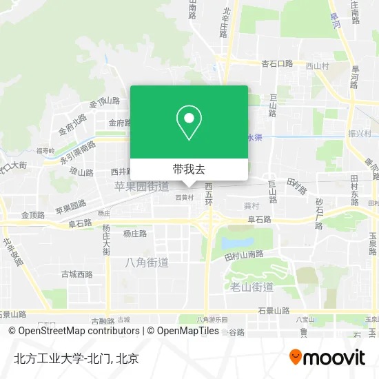 北方工业大学-北门地图