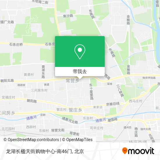 龙湖长楹天街购物中心-南46门地图