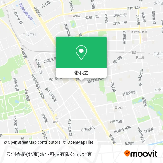 云润香格(北京)农业科技有限公司地图
