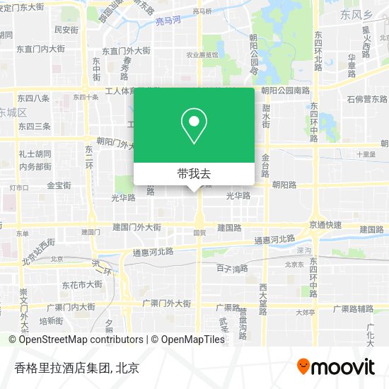 香格里拉酒店集团地图