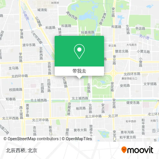 北辰西桥地图