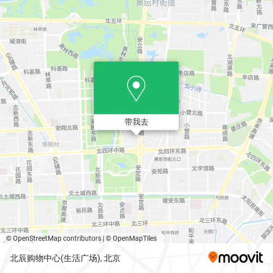 北辰购物中心(生活广场)地图