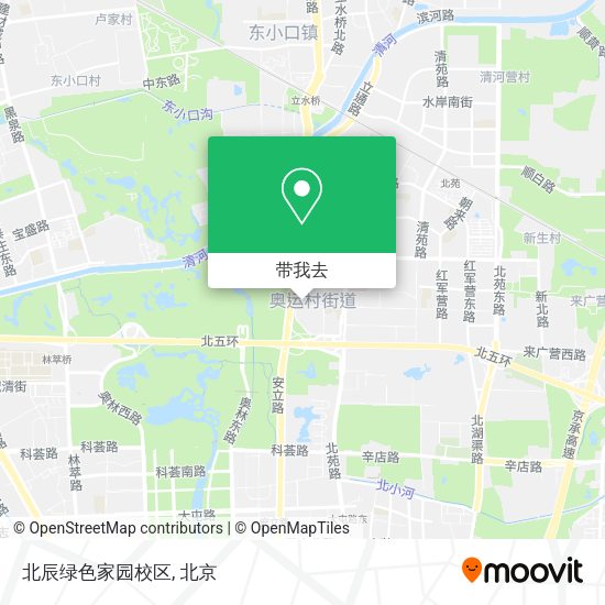 北辰绿色家园校区地图