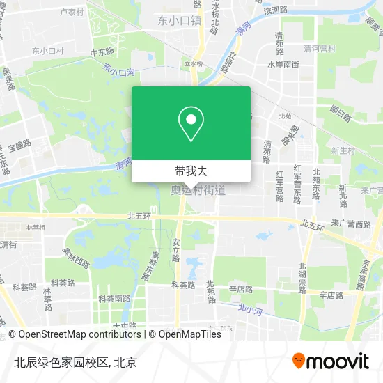 北辰绿色家园校区地图