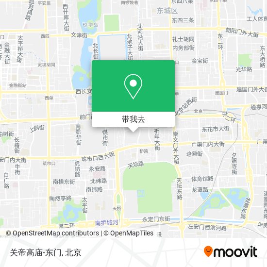 关帝高庙-东门地图